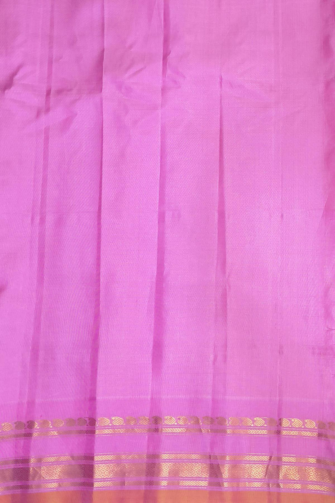 Gadwal pure silk saree in brown in zari stripes