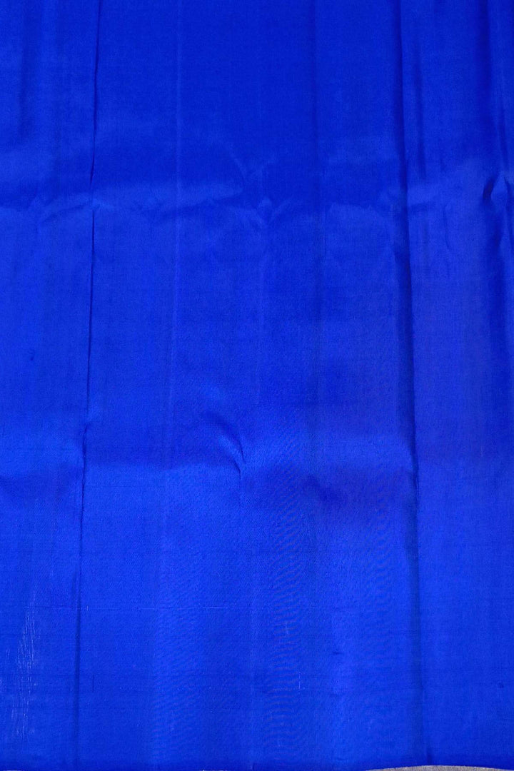 Gadwal pure silk saree in zari stripes in blue