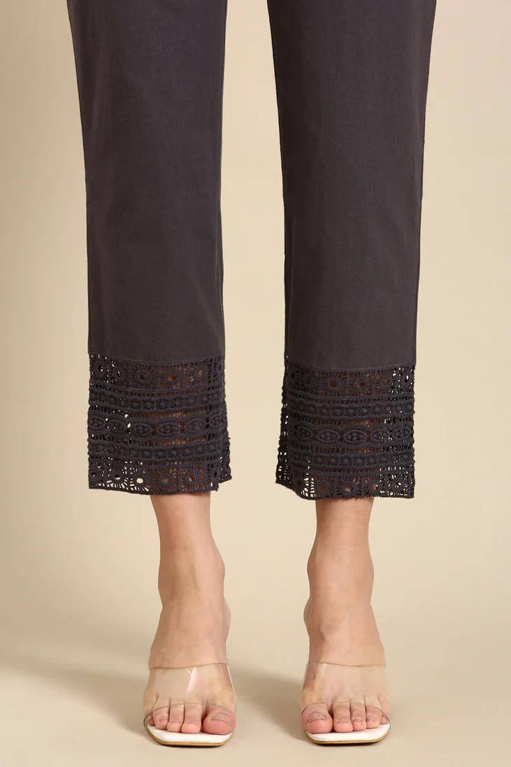 Crochet cotton pants