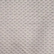 Handwoven Ikat pure silk fabric in  off white in dupion finish