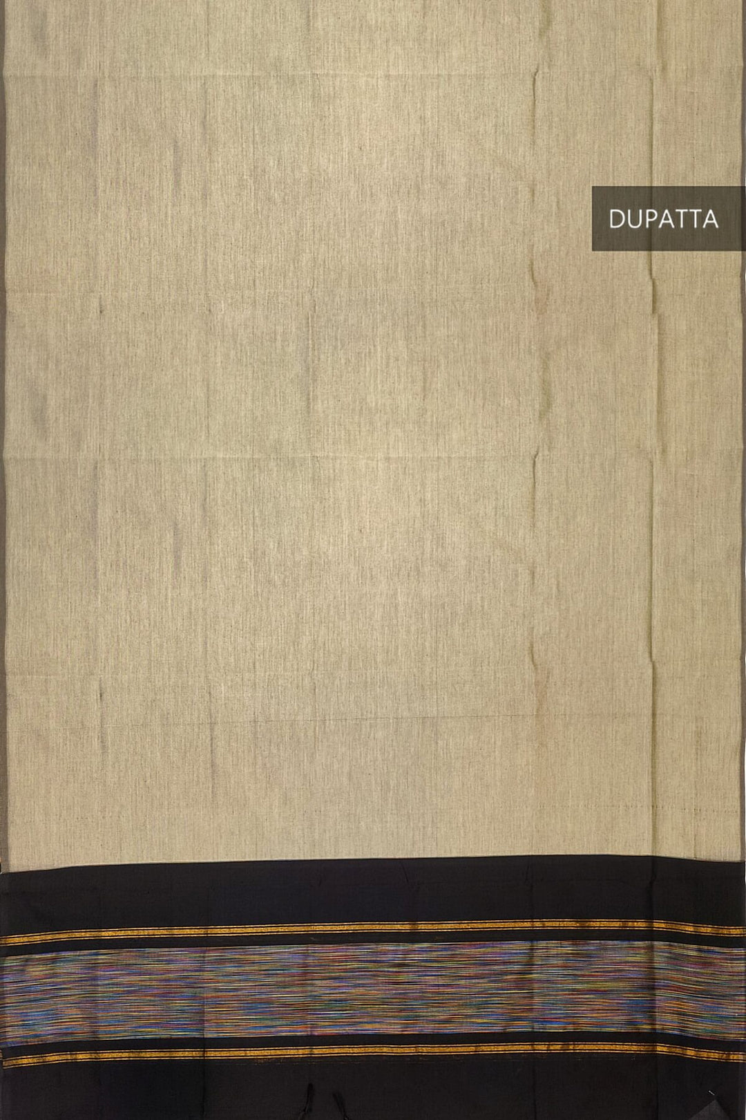 Handloom ikat silk cotton salwar suit material in black