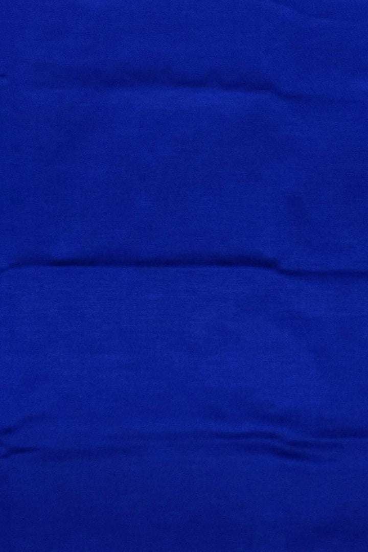 Handloom ikat silk cotton salwar suit material in teal blue