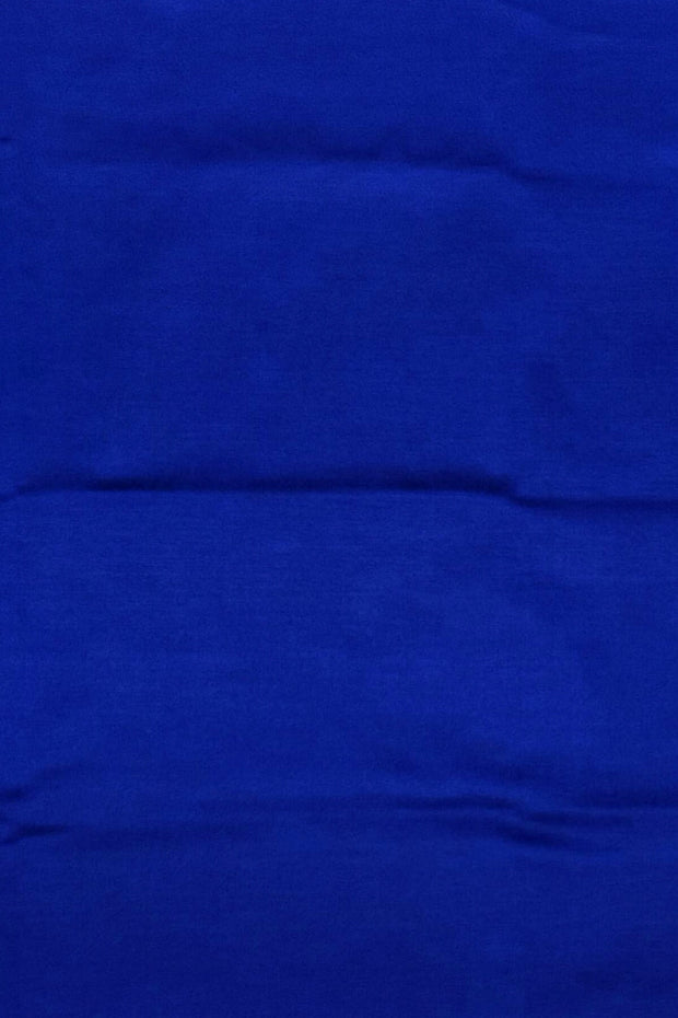 Handloom ikat silk cotton salwar suit material in teal blue