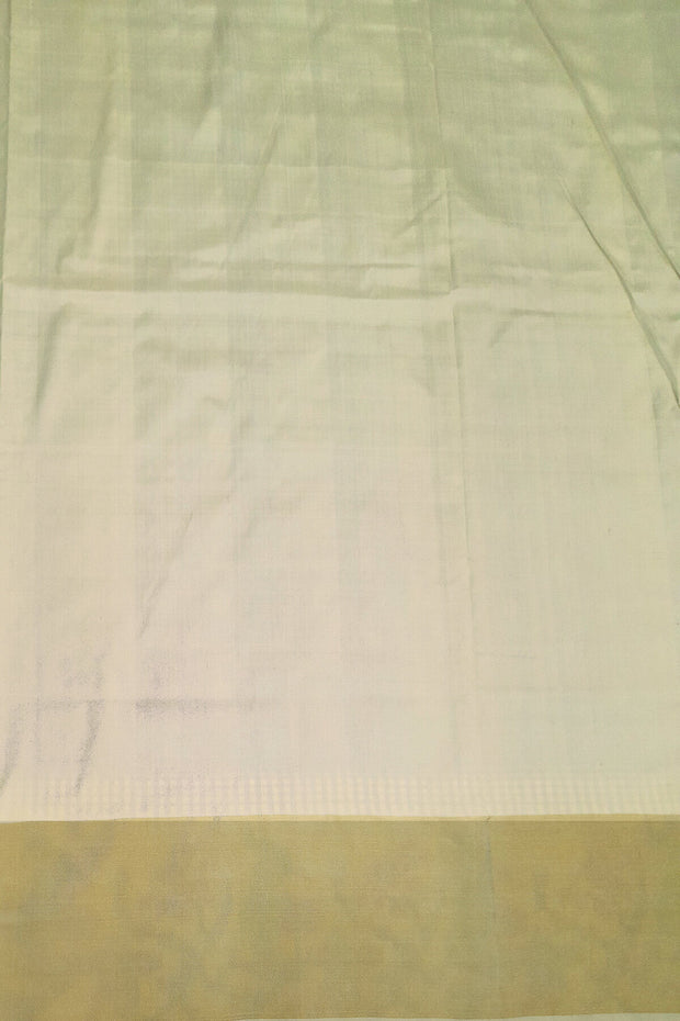 Handwoven Ikat pure silk saree in ink  blue with small motifs