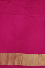 Handwoven Ikat pure silk saree in navratan pattern with a skirt border.