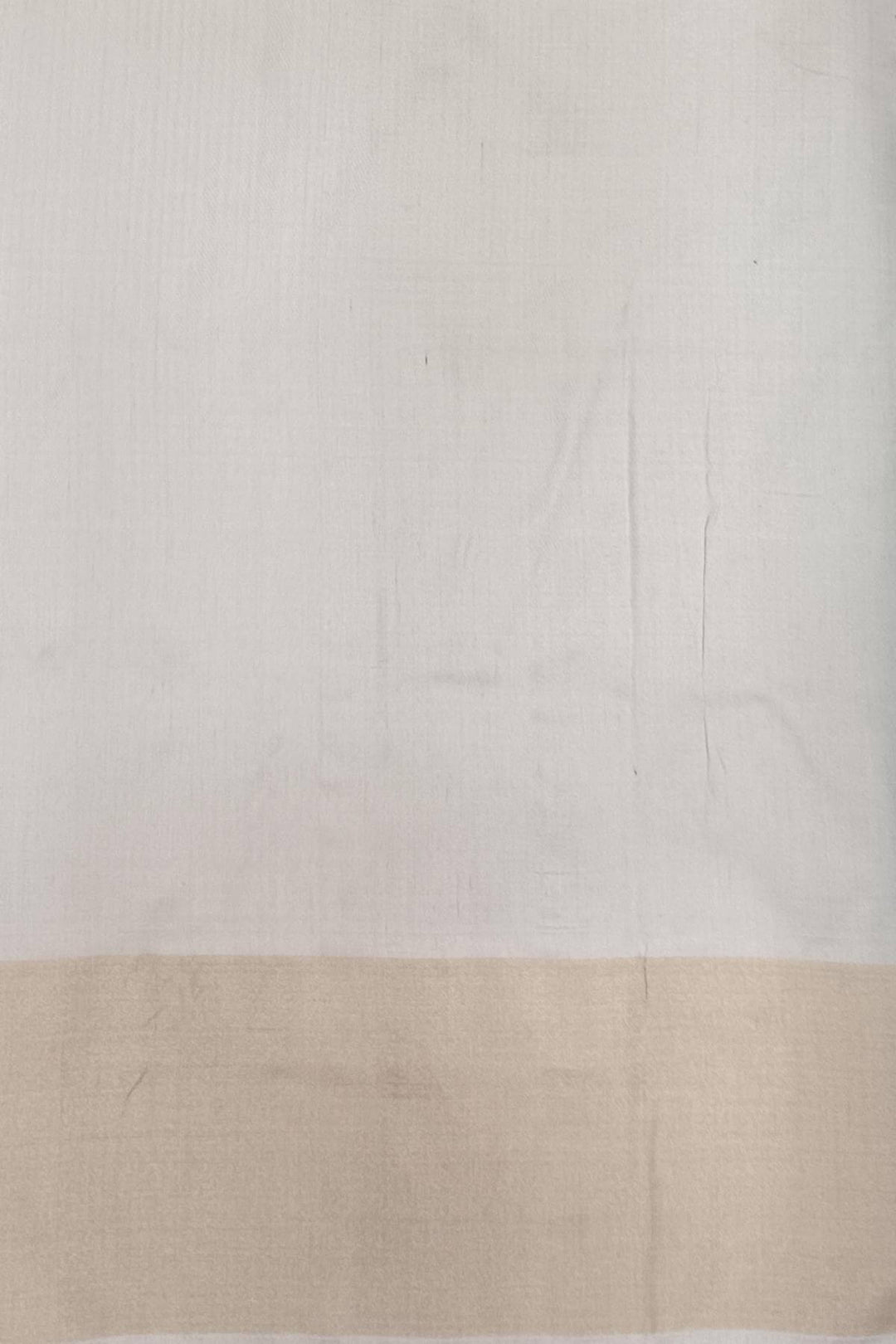 Handwoven ikat pure silk saree in dark green with small motifs