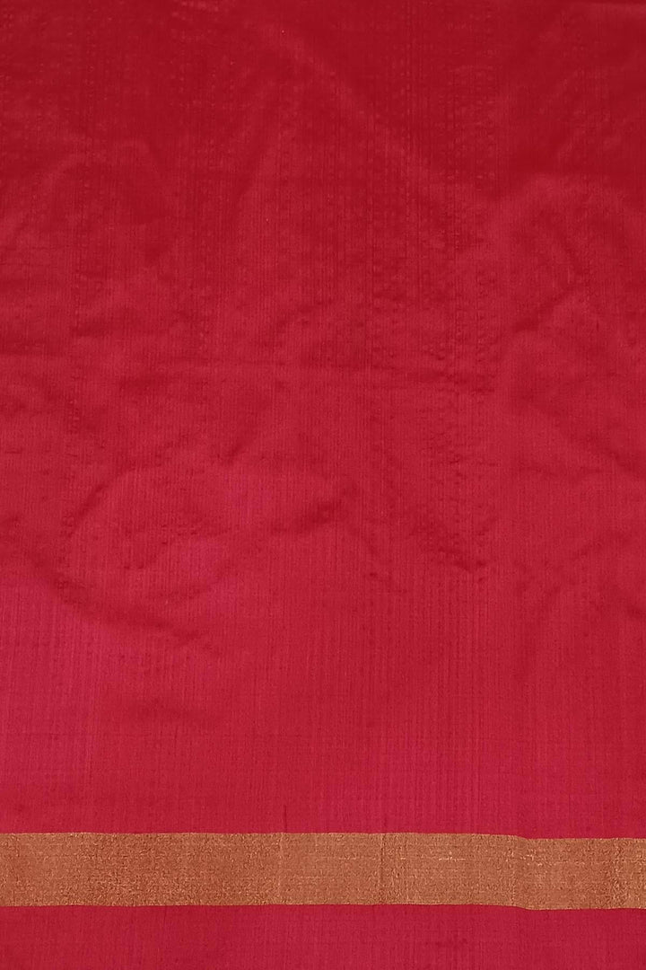 Handwoven ikat pure silk saree in  off white with leaf motifs on the body