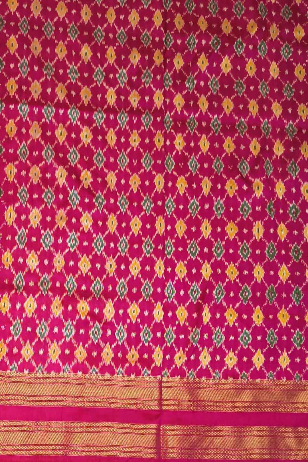 Ikkat pure silk saree in lavender