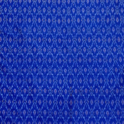 Handwoven Ikat pure silk fabric in blue