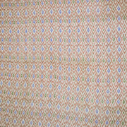 Handwoven Ikat pure silk fabric in diamond pattern in off white