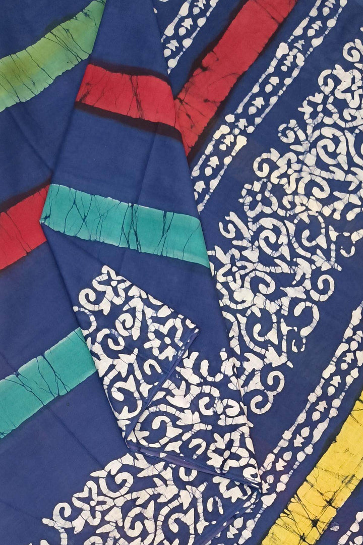 Jaipur mul cotton saree in multicolour