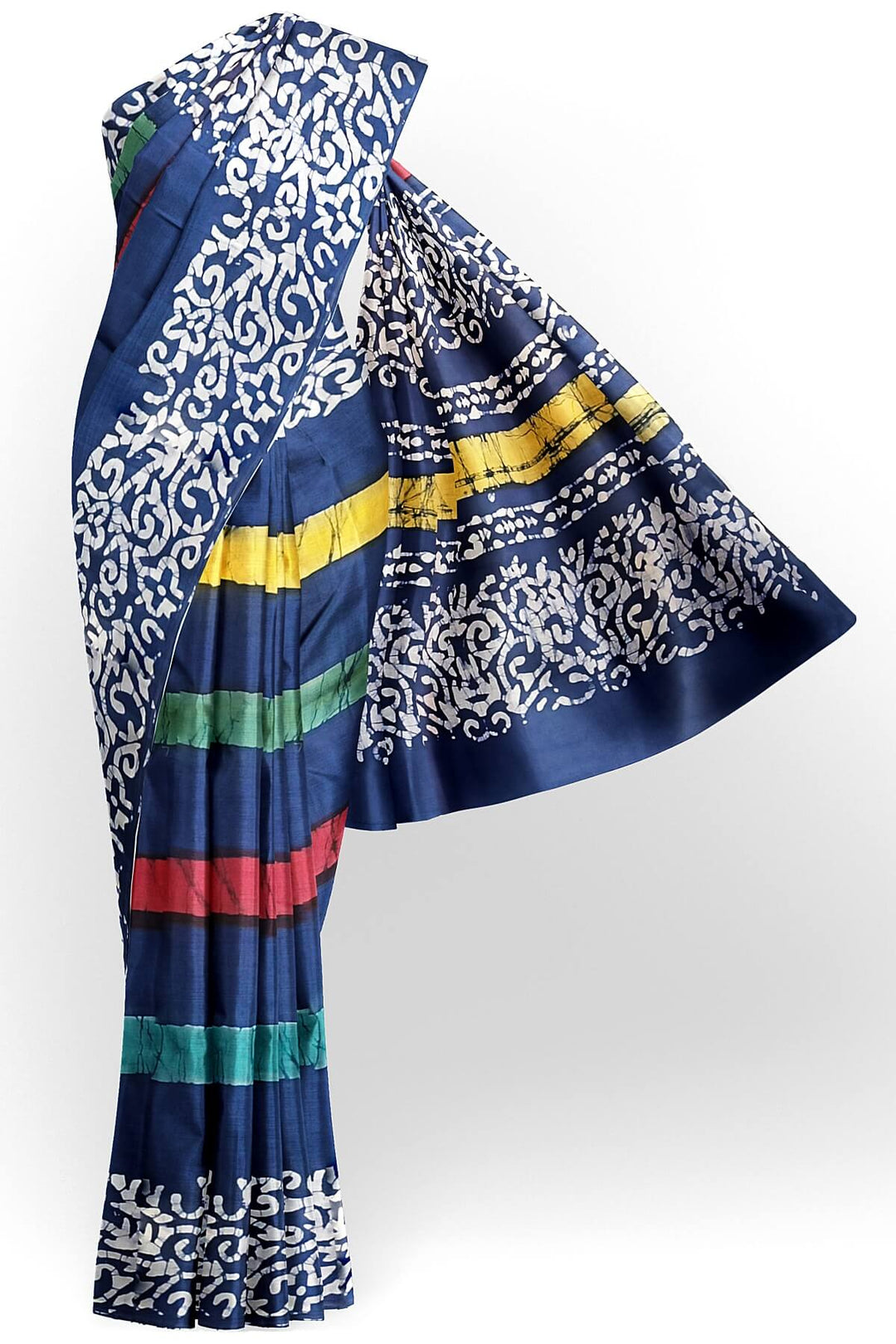 Jaipur mul cotton saree in multicolour