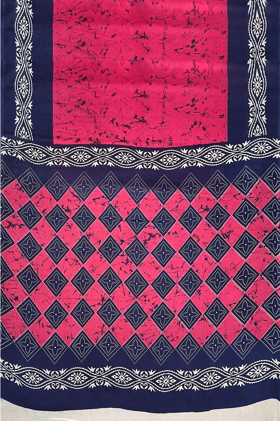 Jaipur mul cotton saree in pink