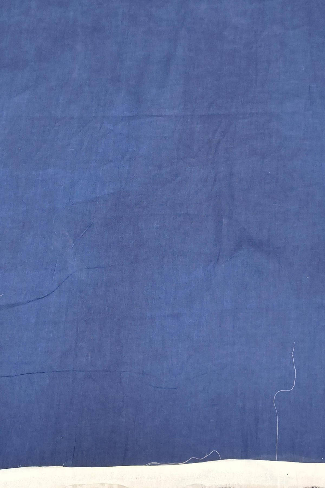 Jaipur mul cotton in indigo with floral motifs