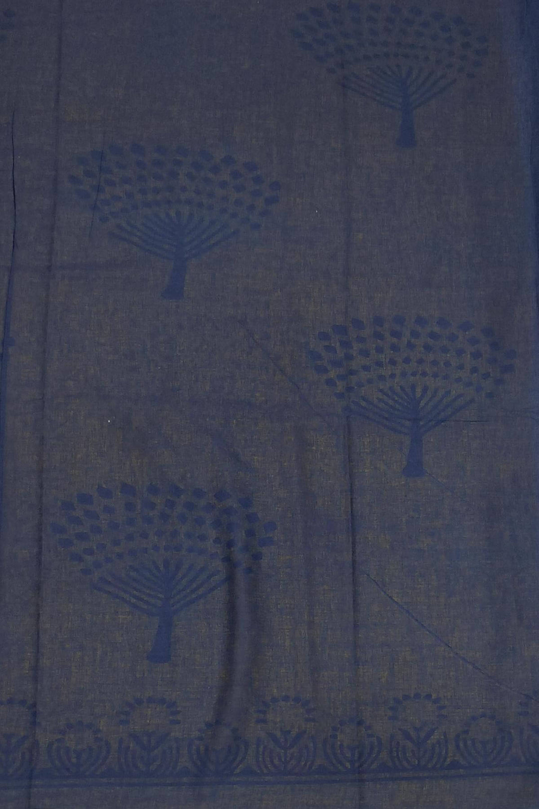 Jaipur mul cotton saree in yellow