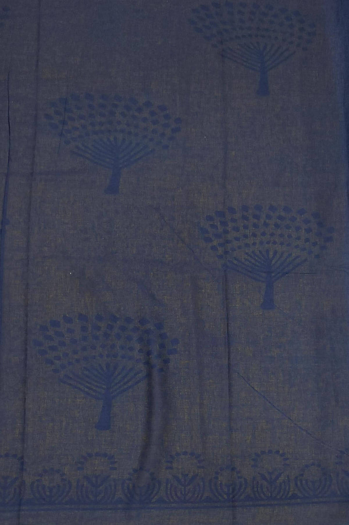 Jaipur mul cotton saree in yellow