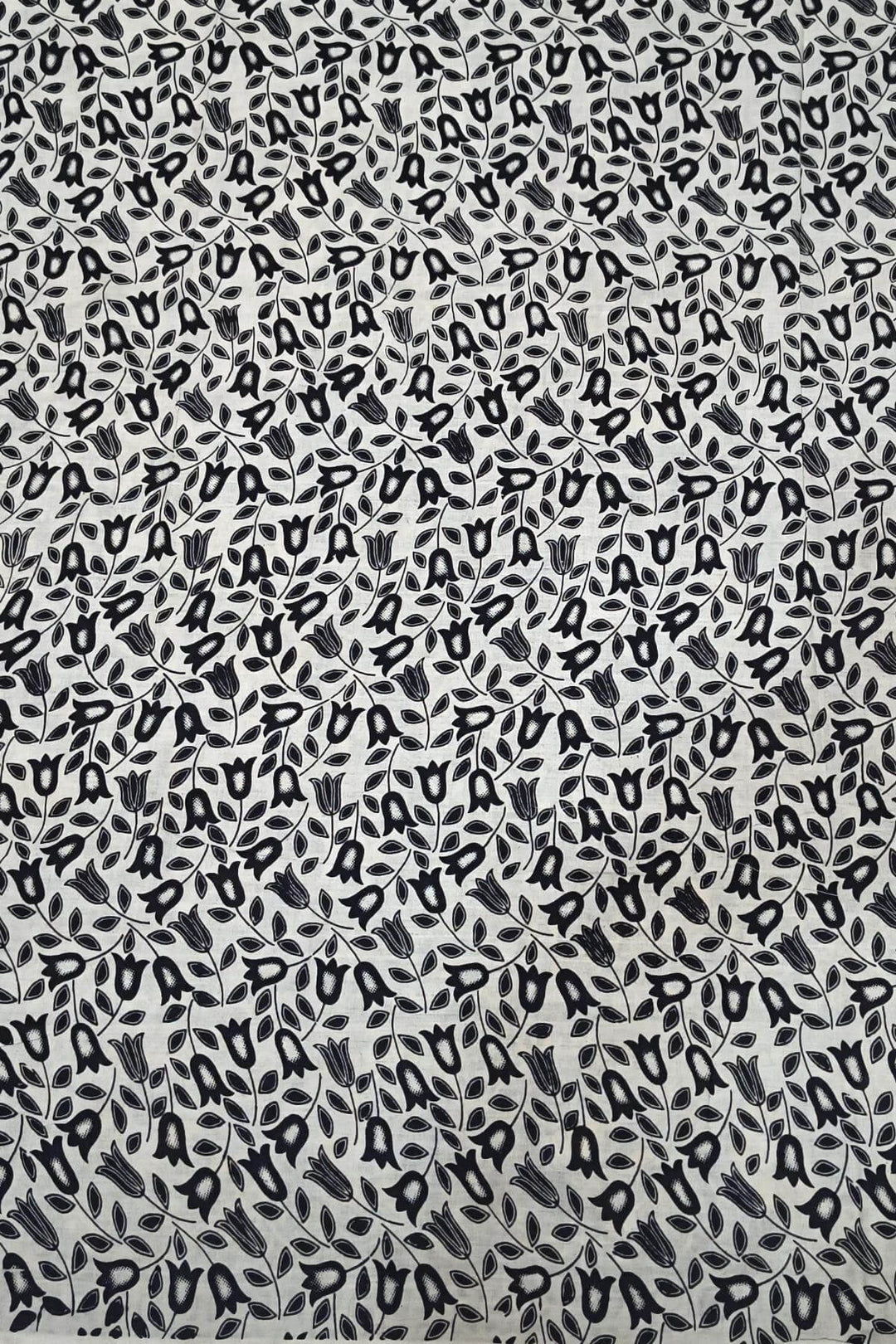 Printed  kalamkari pure cotton saree in  black