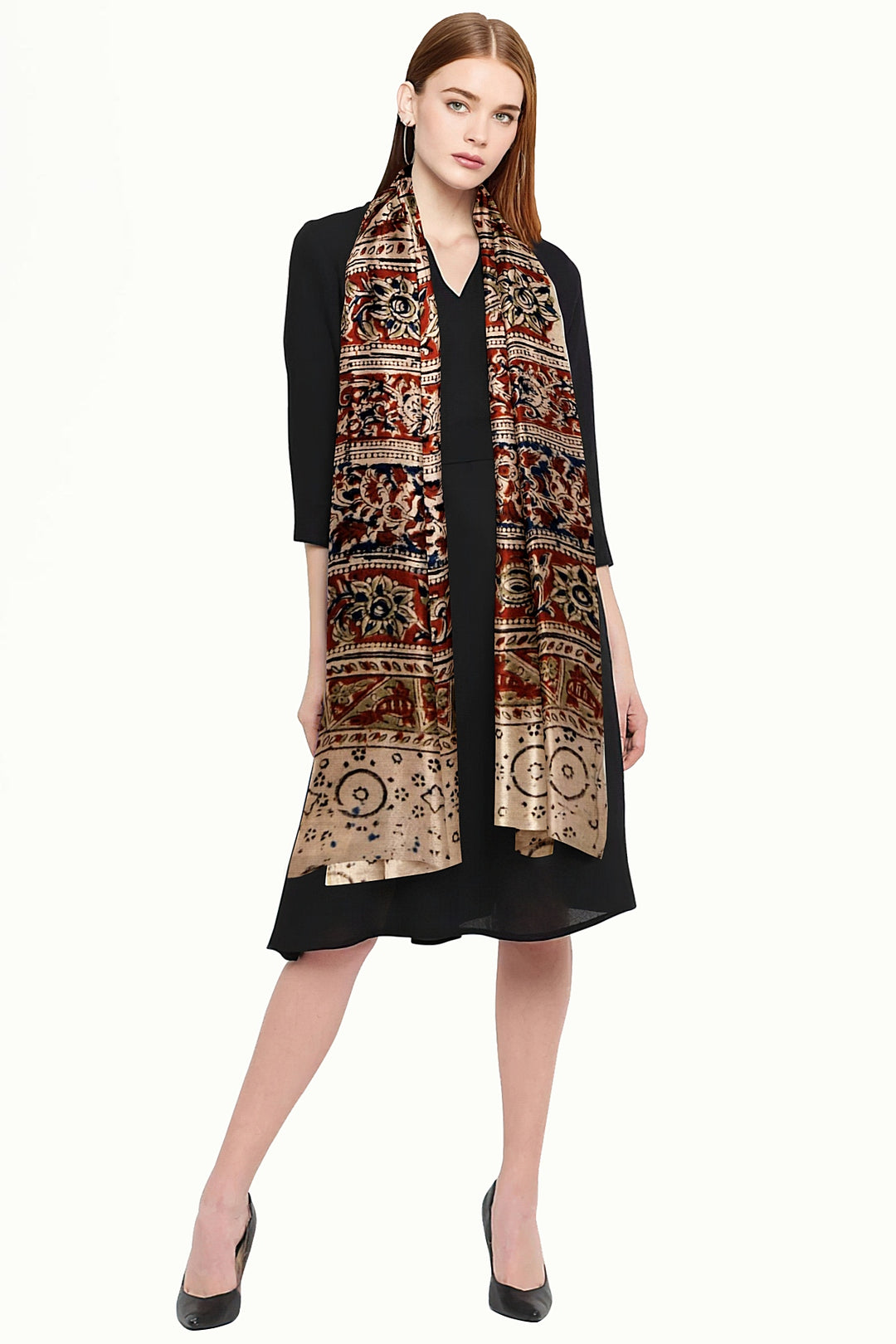 Kalamkari cotton stole