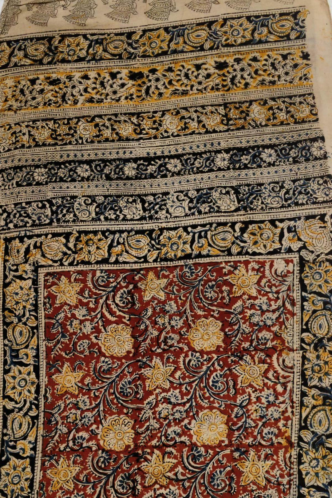 Kalamkari cotton stole