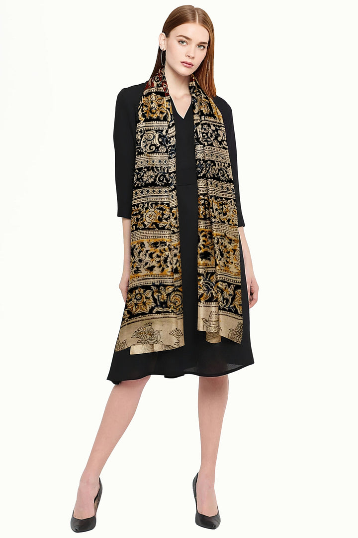 Kalamkari cotton stole
