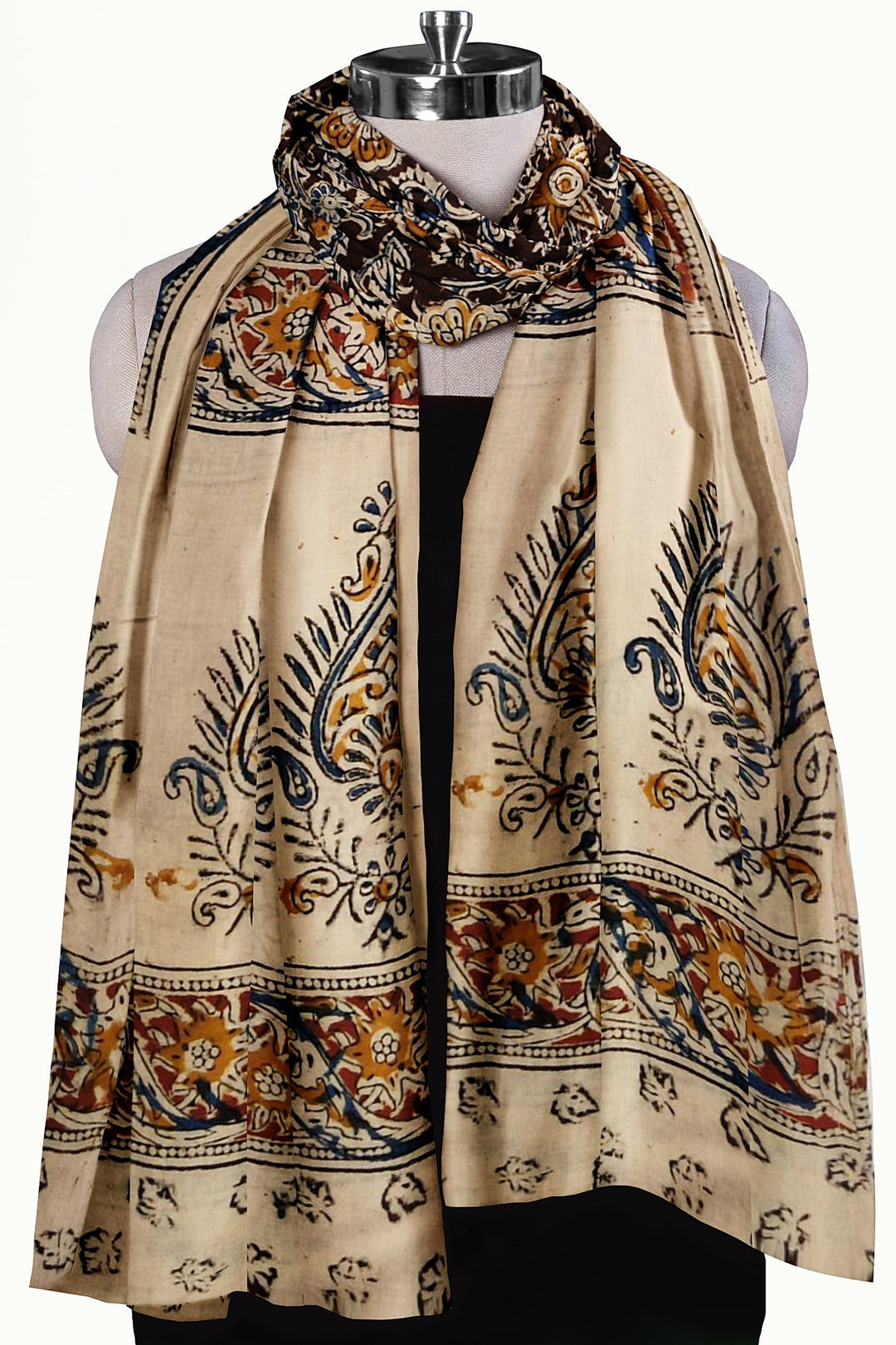 Kalamkari cotton stole