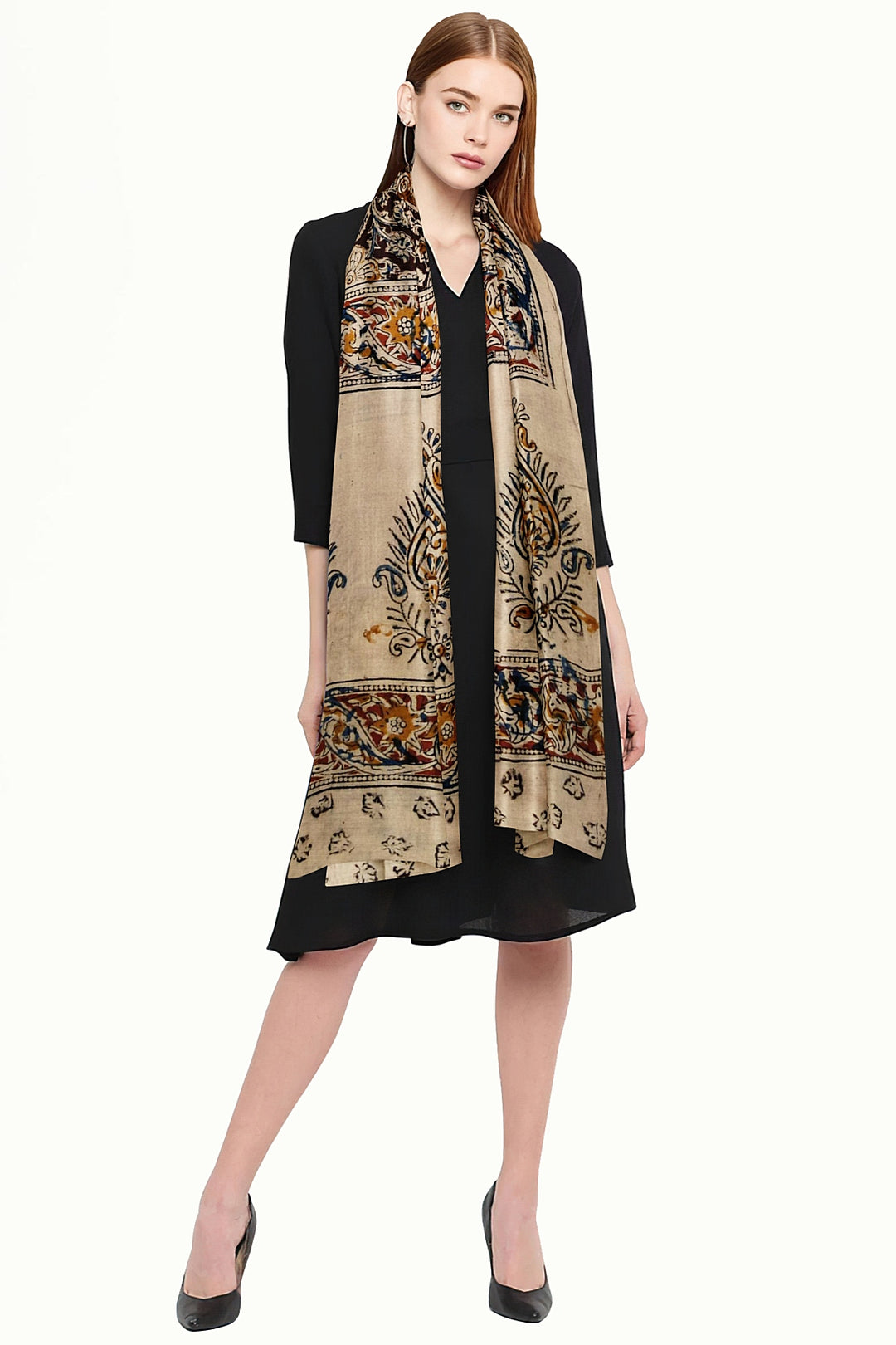 Kalamkari cotton stole