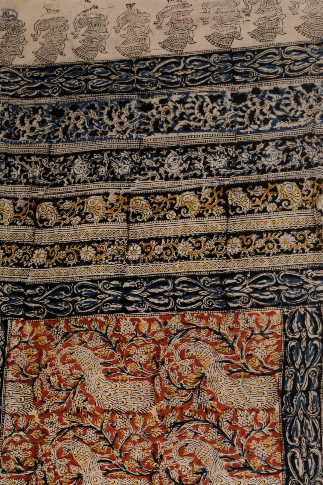 Kalamkari cotton stole
