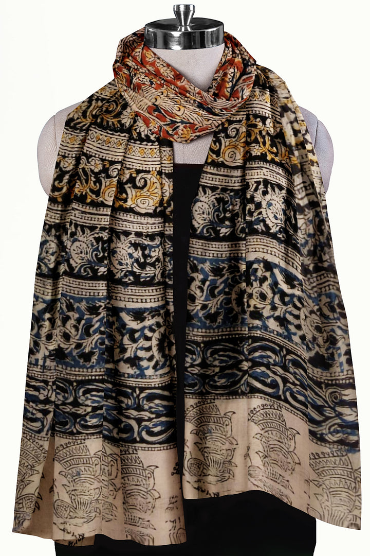 Kalamkari cotton stole