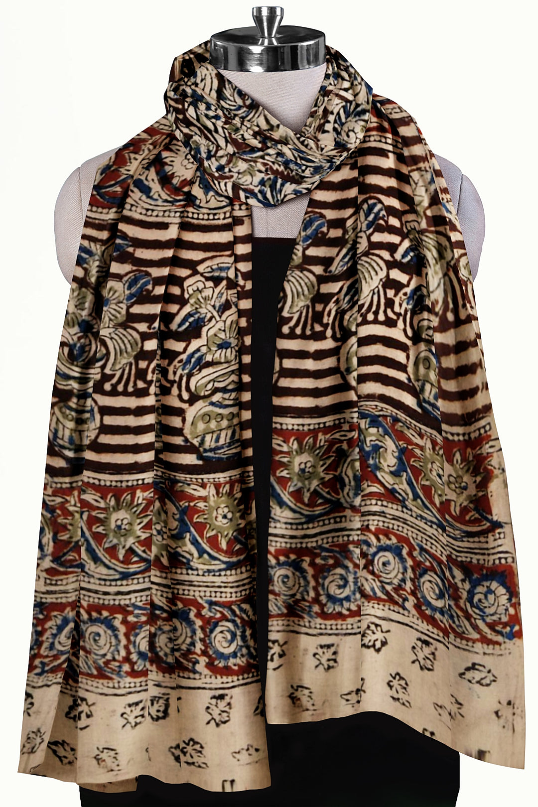 Kalamkari cotton stole