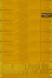 Kanchi pure silk dhavani / voni / chunni in yellow