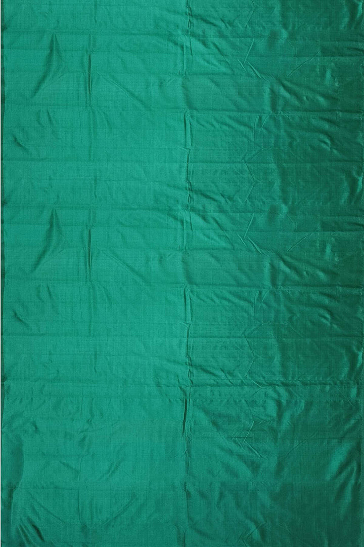 Kanchi soft silk saree in dark green