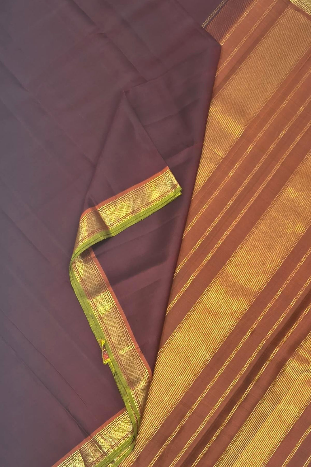 Kanchi pure silk saree in maroon