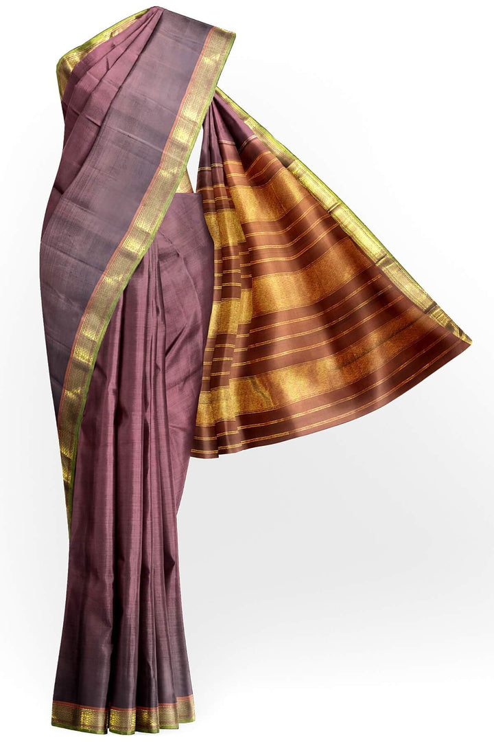 Kanchi pure silk saree in maroon