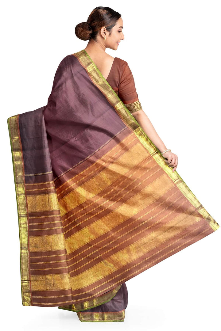 Kanchi pure silk saree in maroon