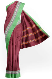 Narayanpet  pure cotton saree in maroon