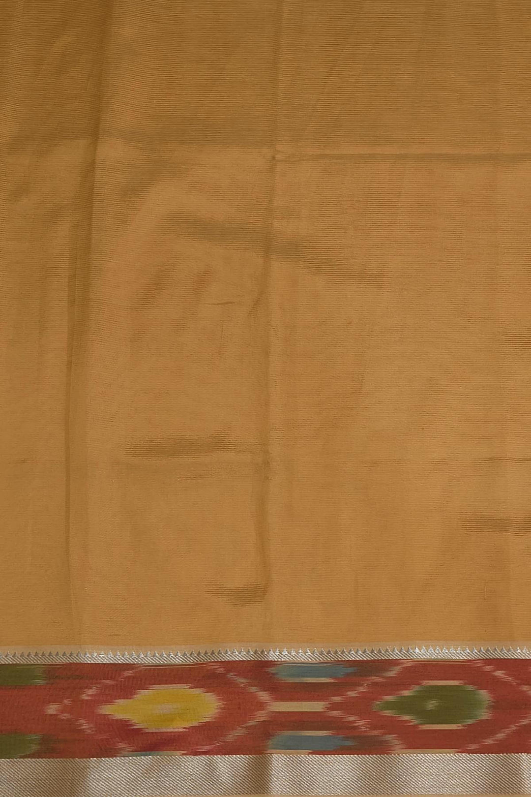 Mangalgiri silk cotton saree in sandalwood
