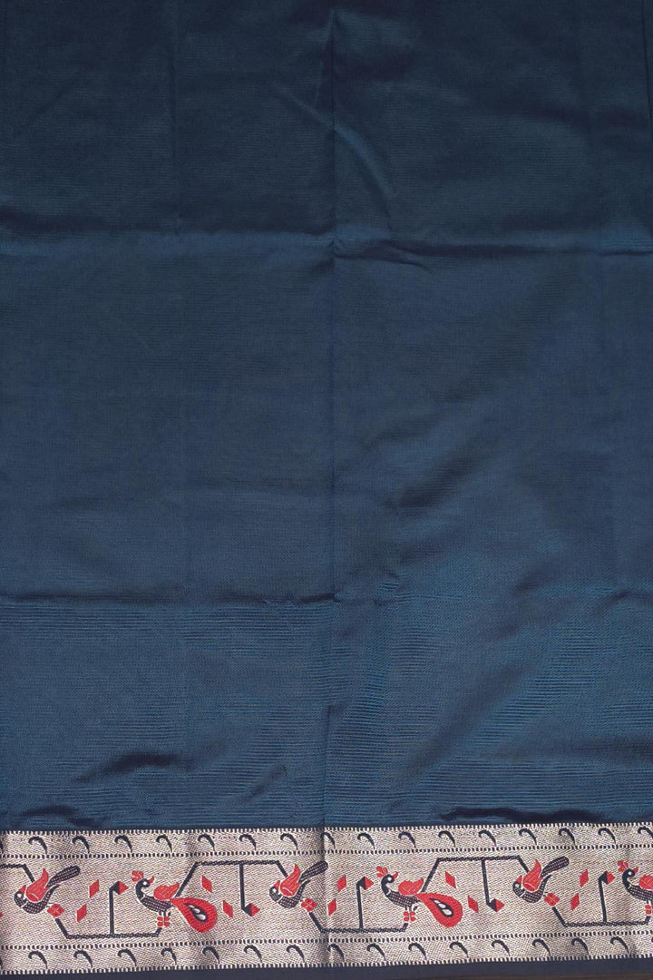 Mangalgiri silk cotton saree in coffee brown