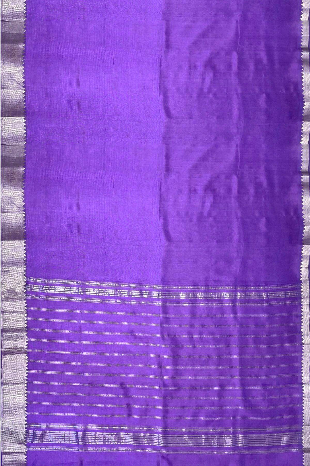 Mangalgiri silk cotton saree in   blue with big border