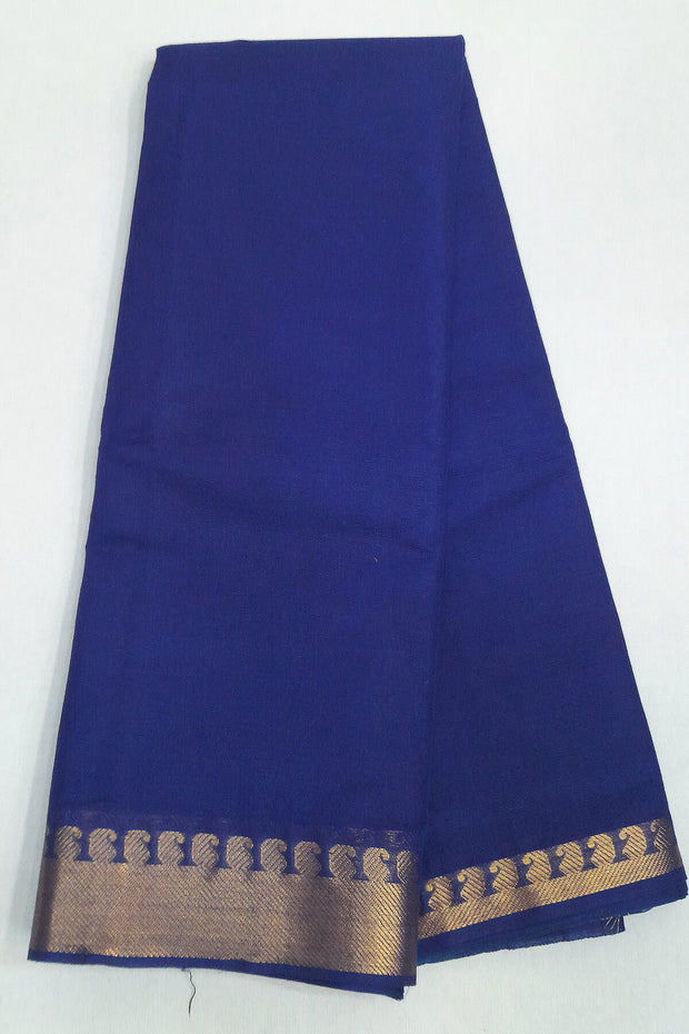 Handloom Mangalgiri pure cotton saree in violet