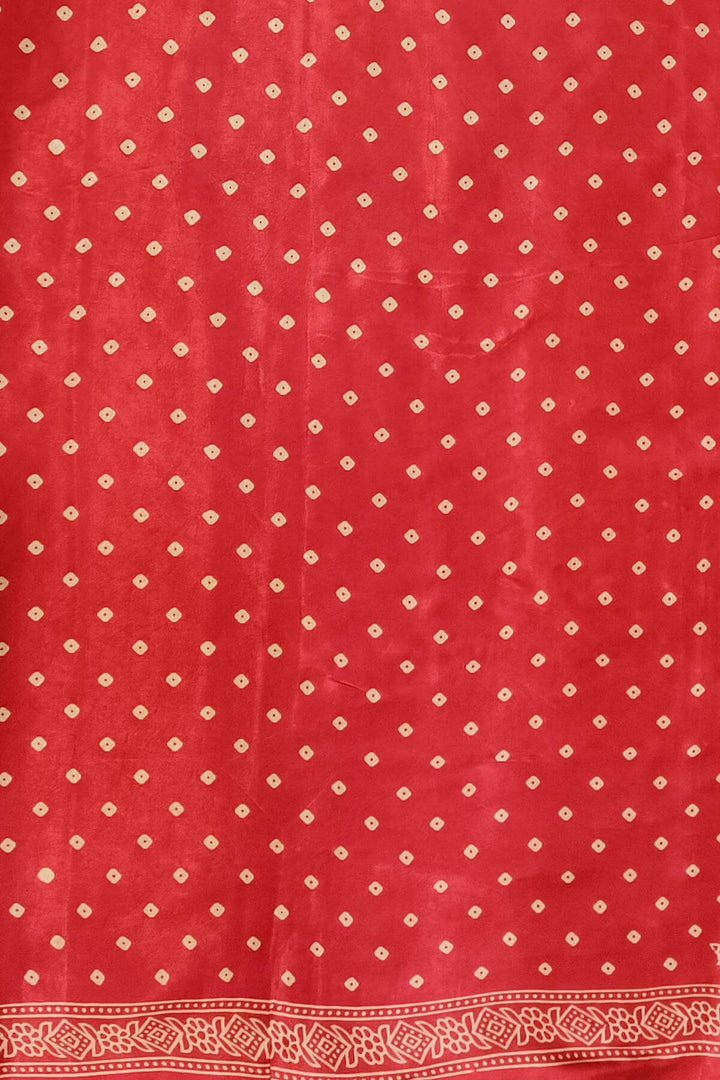 Modal silk saree in zig zag pattern in pink with lagda patti (zari)  pallu