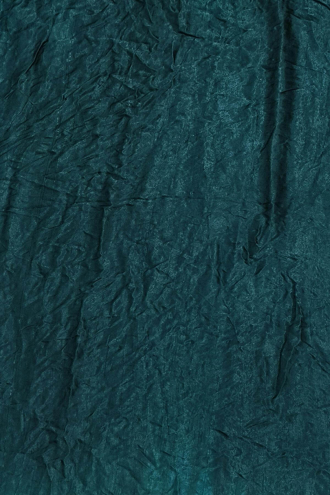 Modal silk bandhni saree  in bottle green with  tissue pallu