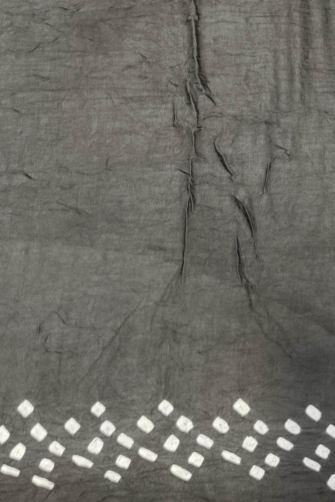 Modal silk bandhini saree  in black