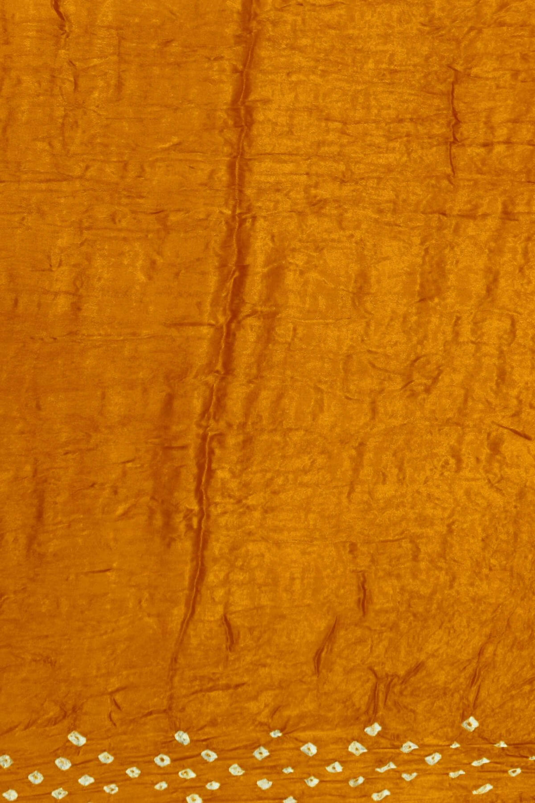 Modal silk bandhini saree  in mustard