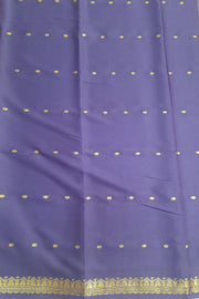 Mysore crepe silk saree in lavender  with small motifs