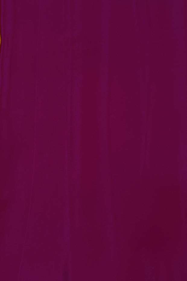 Gorgeous Mysore pure silk & pure gold zari saree in mustard with striped pallu