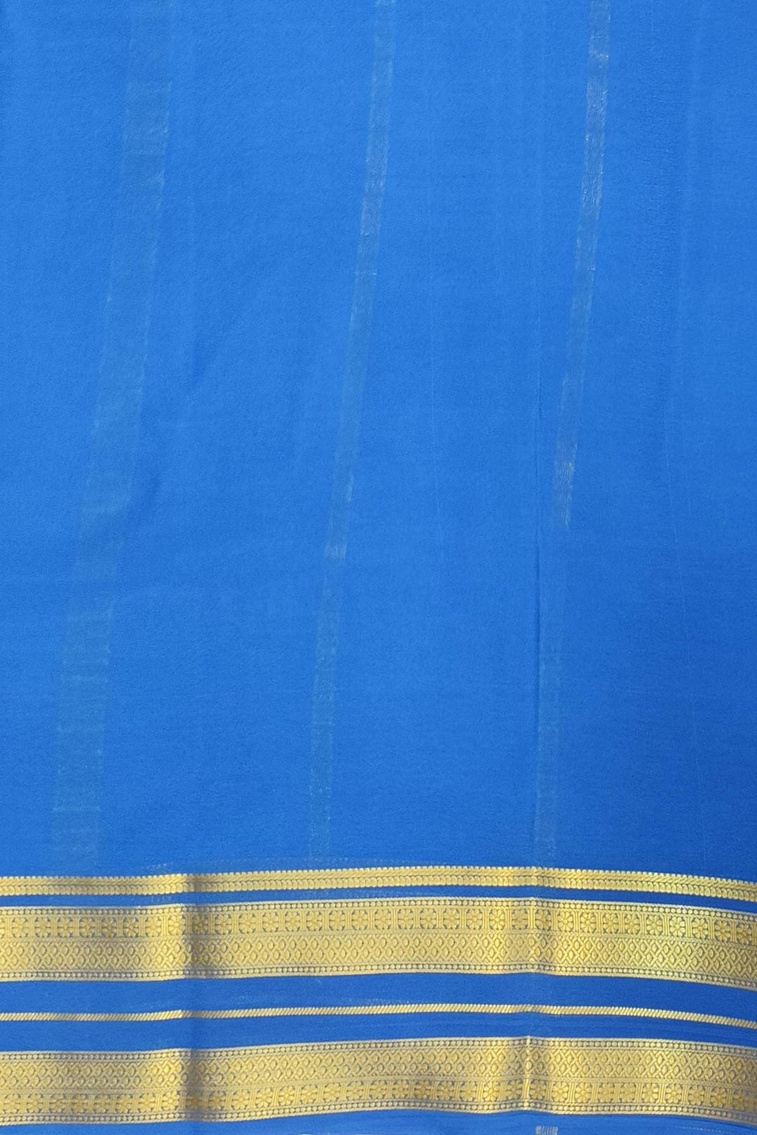 Mysore crepe pure silk saree in  wine with a contrast pallu