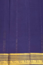Printed Mysore crepe pure silk saree in off white