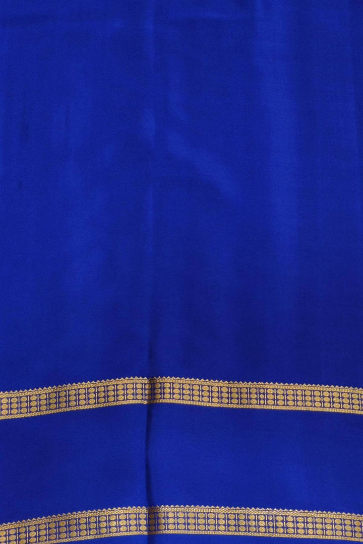 Mysore crepe pure silk saree in checks in strawberry pink