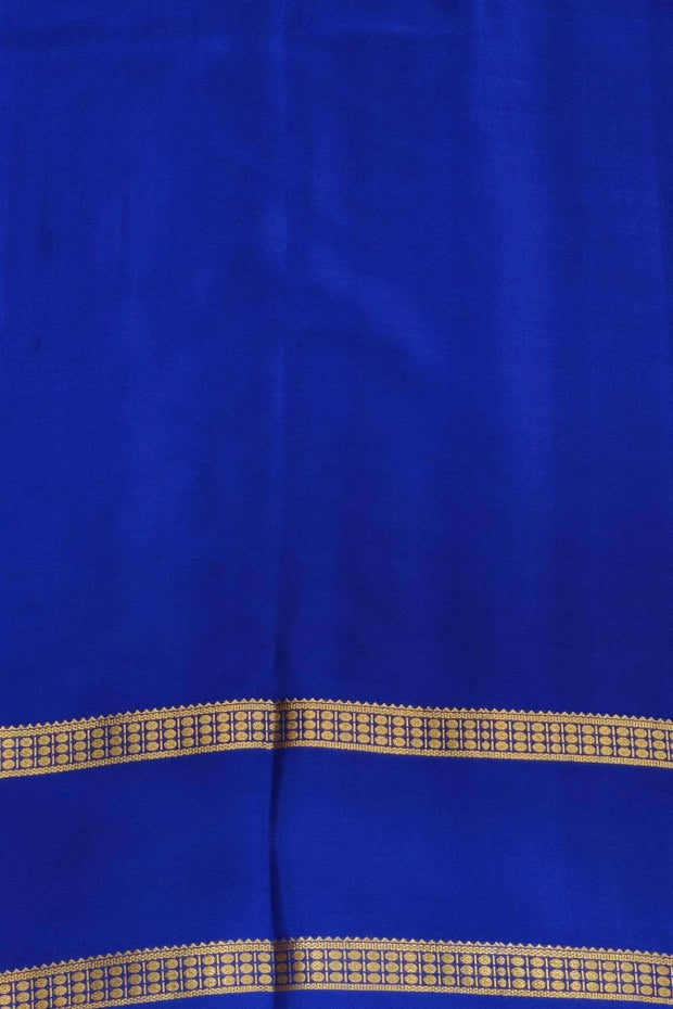 Mysore crepe pure silk saree in checks in strawberry pink