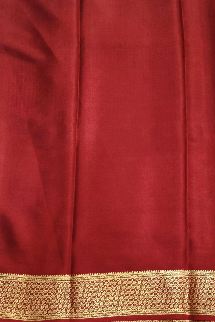 Mysore crepe pure silk saree in 3D ( green, lavender & maroon)